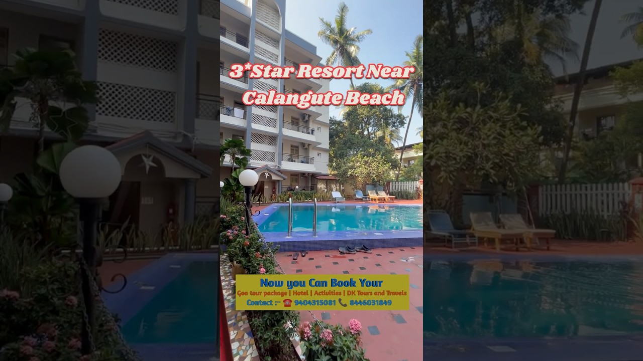 3 Star Hotel Near calangute Beach | Hotel in Goa | Goa Vlog #goa #travel #hotel