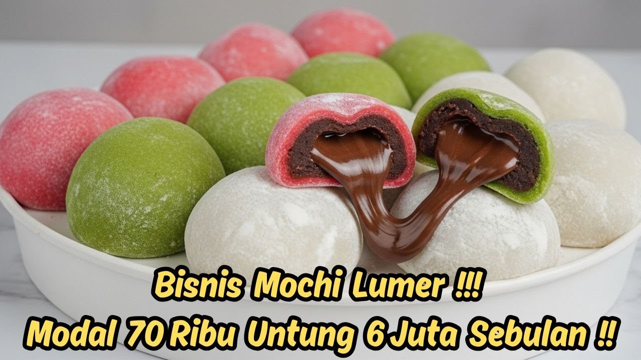 Usaha Rumahan Mochi Lumer 3 Rasa, Modal 70 Ribu Untung 6 Juta Sebulan!!