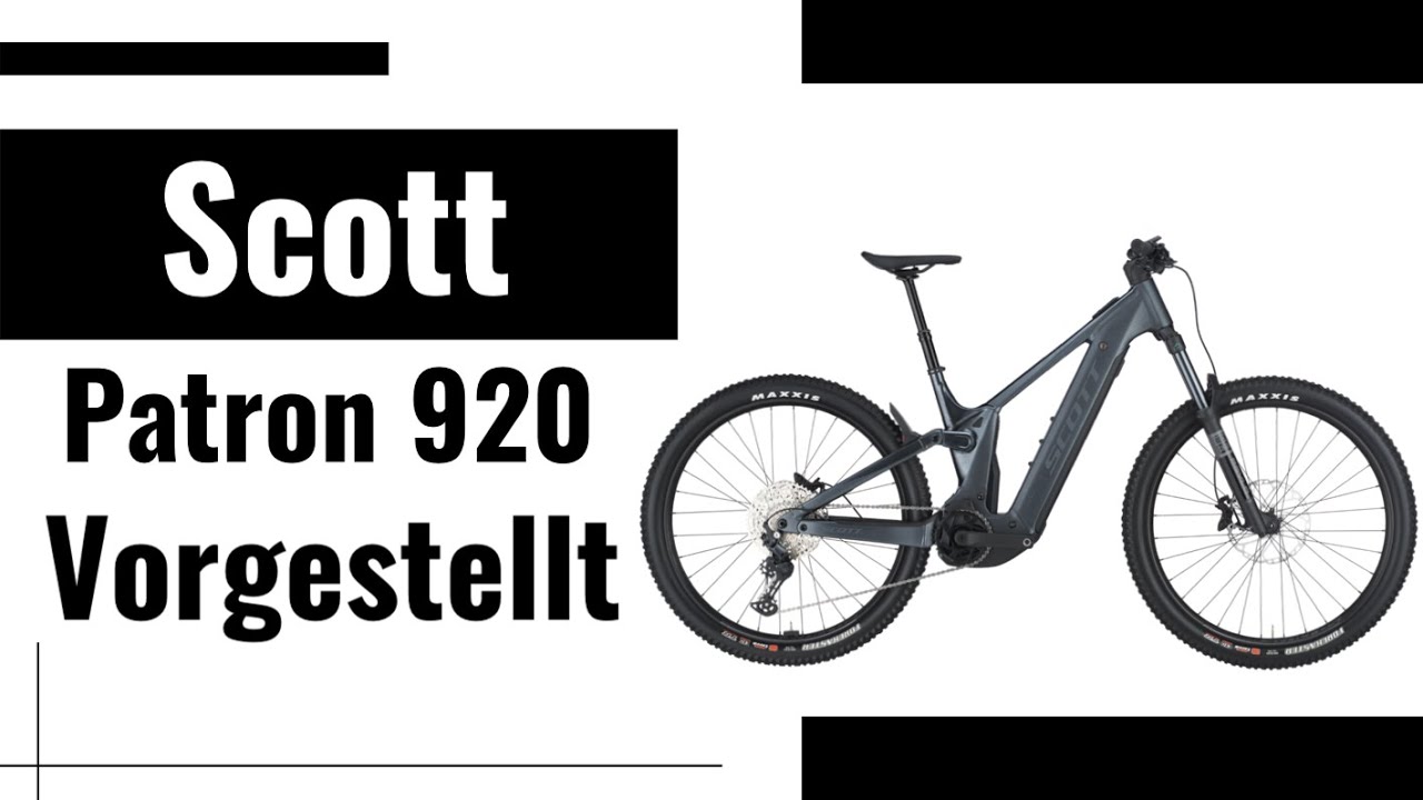 E-Bike 2025.Das neue Scott Patron 920 vorgestellt.