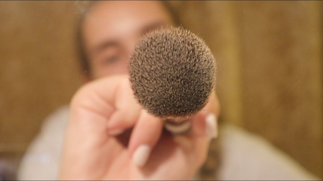 ASMR POV Primera Persona |  Limpiando y Masajeando tu Cara para dormir (Stickers, agua, brocha)