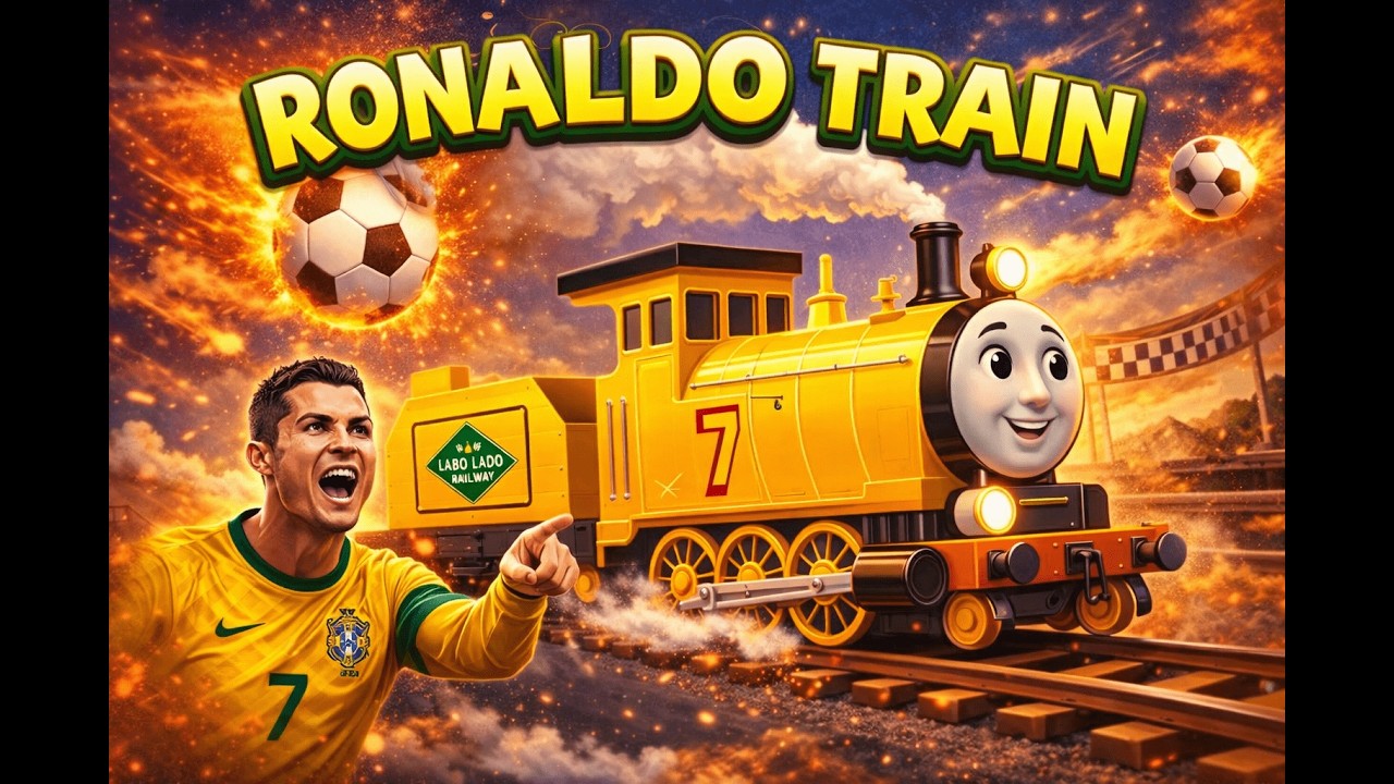 Ronaldo Train 🚆⚽ | Building the Iconic #7 Train in Labo Lado #ronaldo #labolado #train