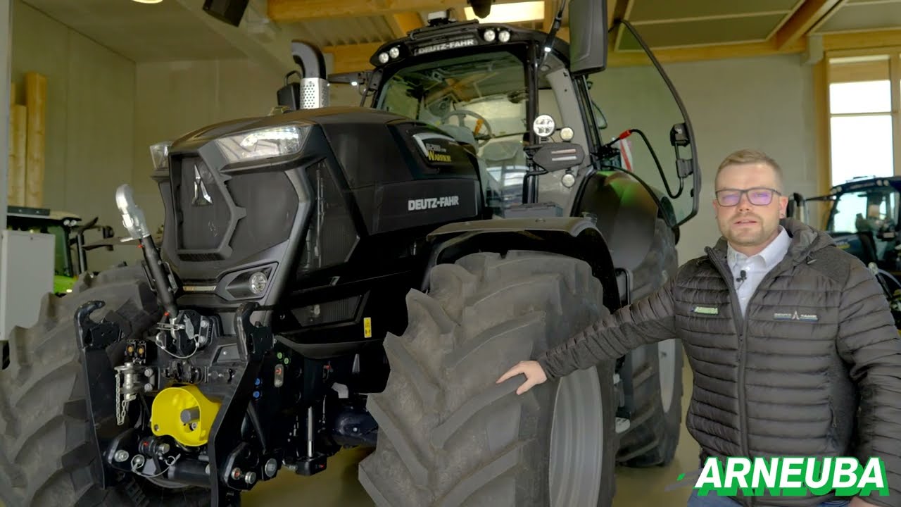 ARNEUBA Maschinenvorstellung Deutz Fahr 8280 TTV Warrior Edition in Schwarz Matt | Erzgebirge
