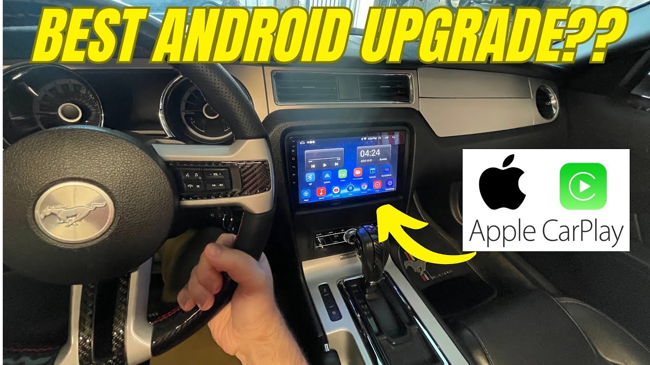 S197 2010 - 2014 Mustang Android головное устройство с беспроводной системой CarPlay и Android Auto