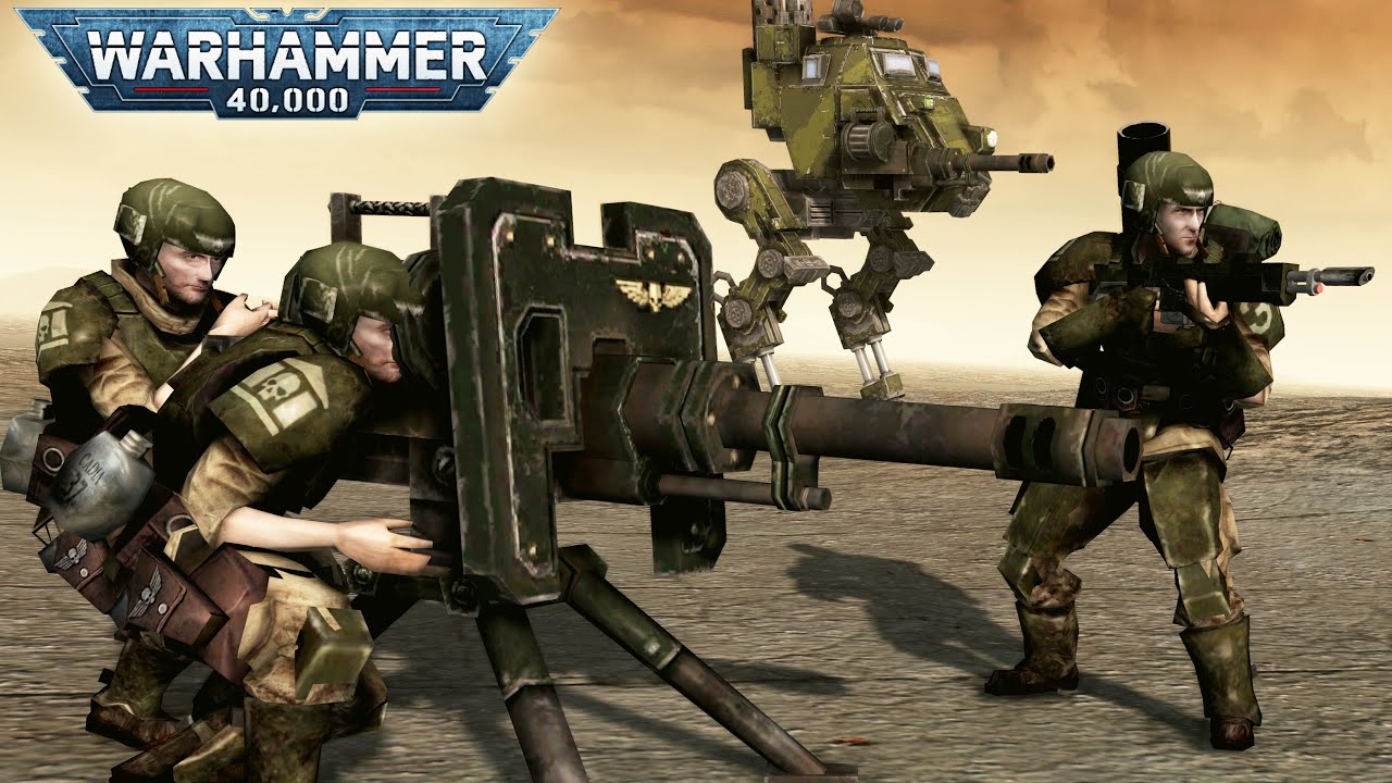 CADIA STANDS! Imperial Guard vs Heretics - Men of War: Assault Squad 2 - Warhammer 40k Mod (4K)