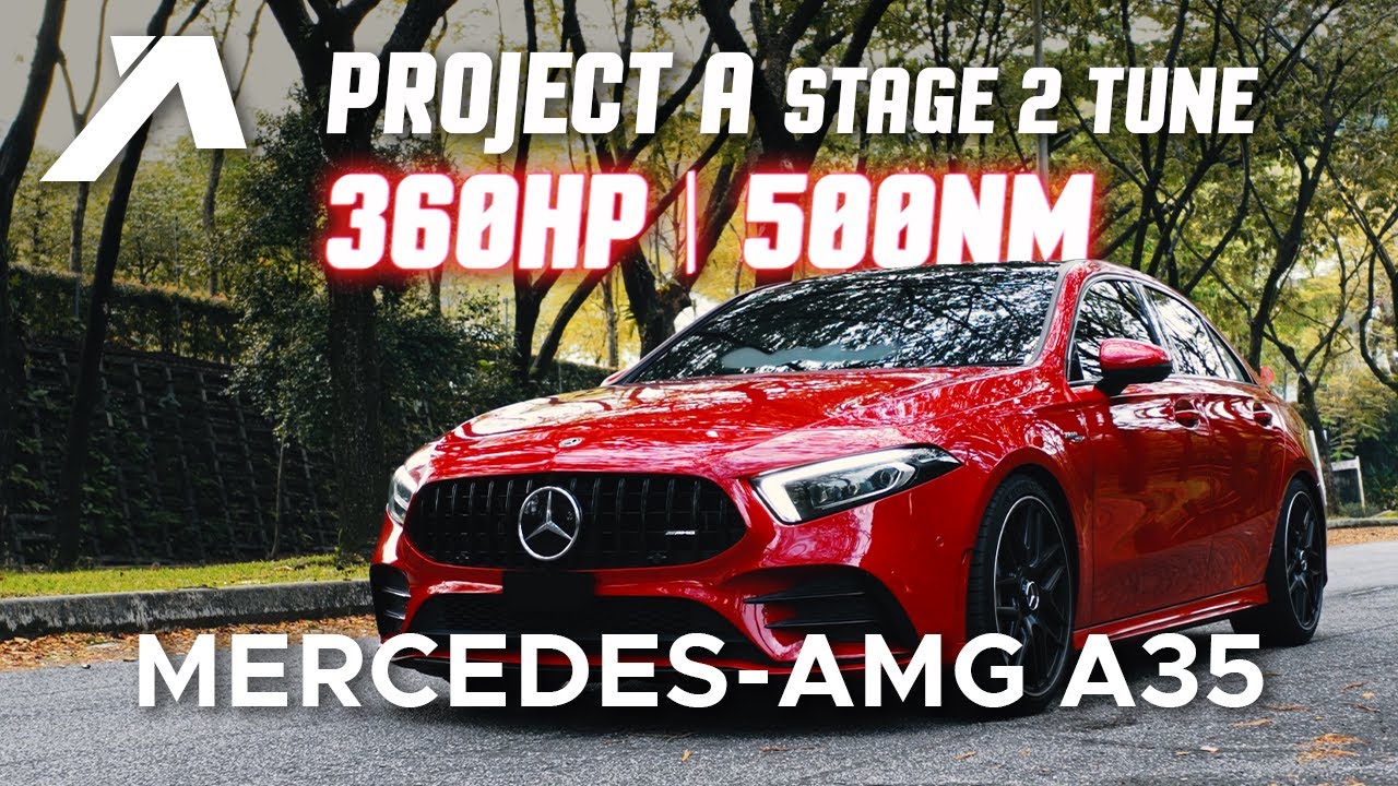 Как мы оптимизируем ваш Mercedes A35 AMG — индивидуальная настройка Stage 2.