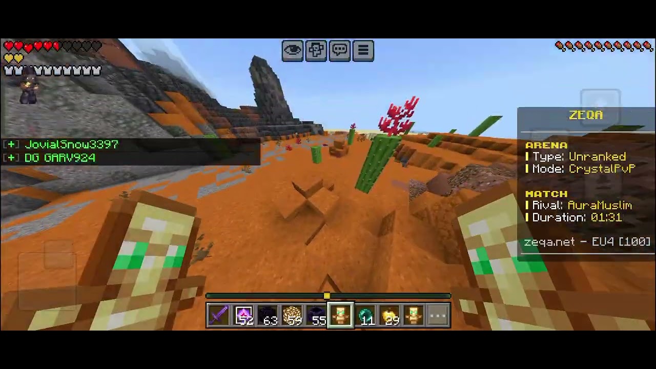 Minecraft crystal pvp Montage 
