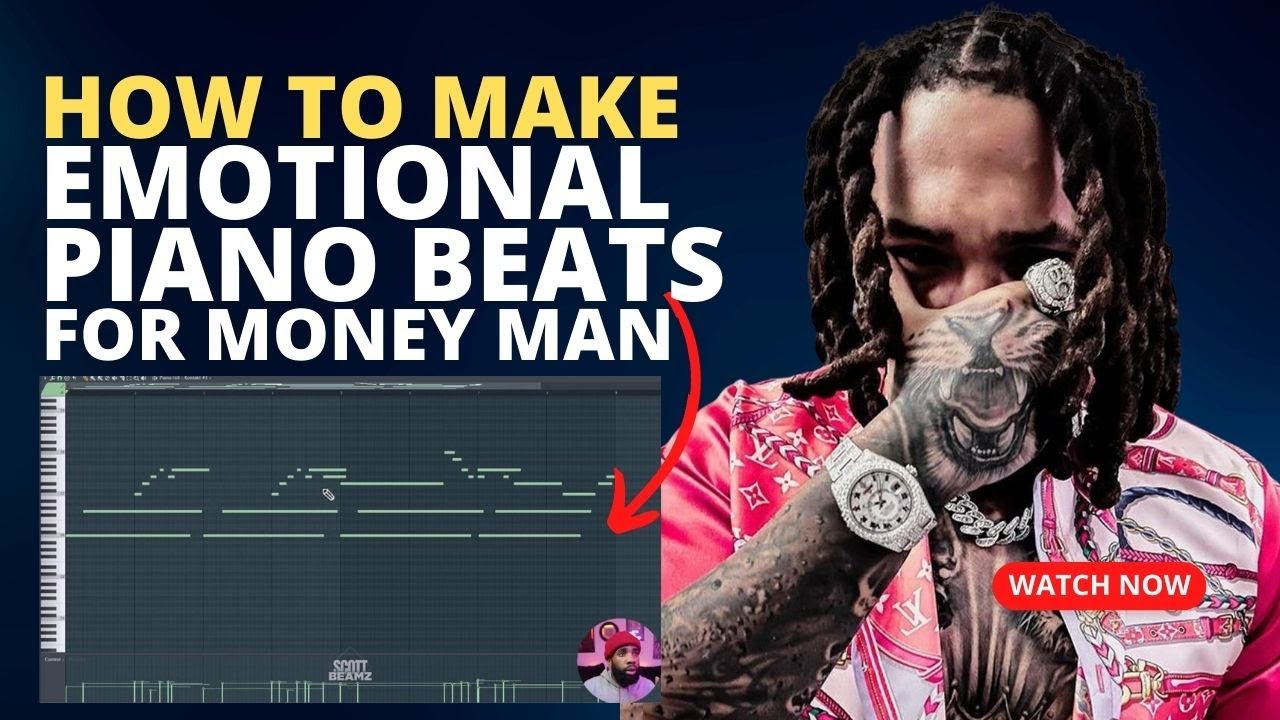 How To Make An Emotional Piano Beats For Artists Like Money Man In FL Studio 20!