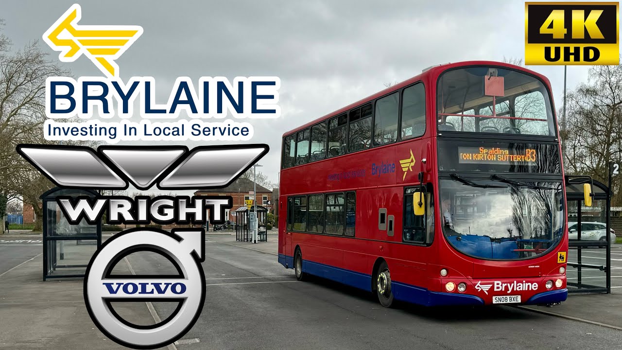 [Brylaine Travel: B3 Spalding to Boston via Pinchbeck & Gosberton] Wright Eclipse Gemini Volvo B9TL