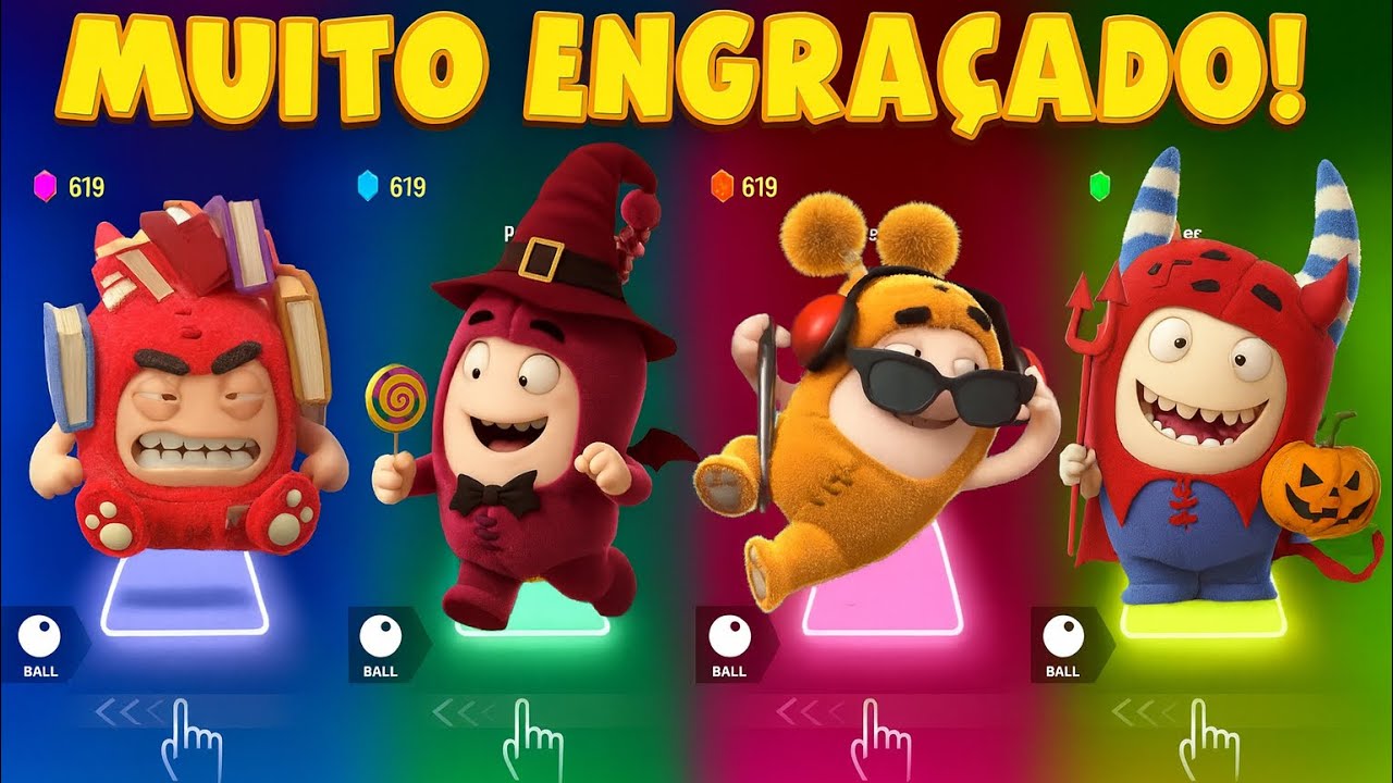 Oddbods Malucos! Nova Corrida Turbo + Coffin Dance 😂 Momentos Muito Engraçados!
