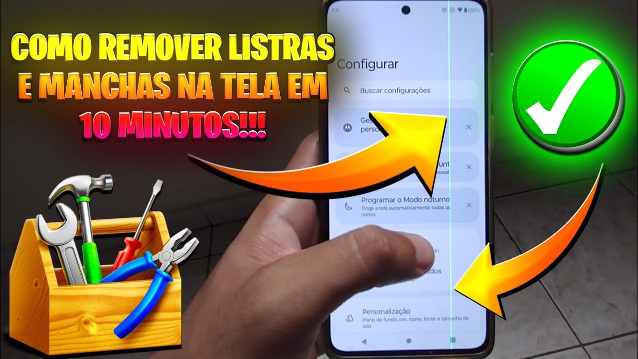 COMO REMOVER LISTA VERDE NA TELA DO MOTO G52 QUE NINGUÉM TE FALA EM 10 MINUTOS!!