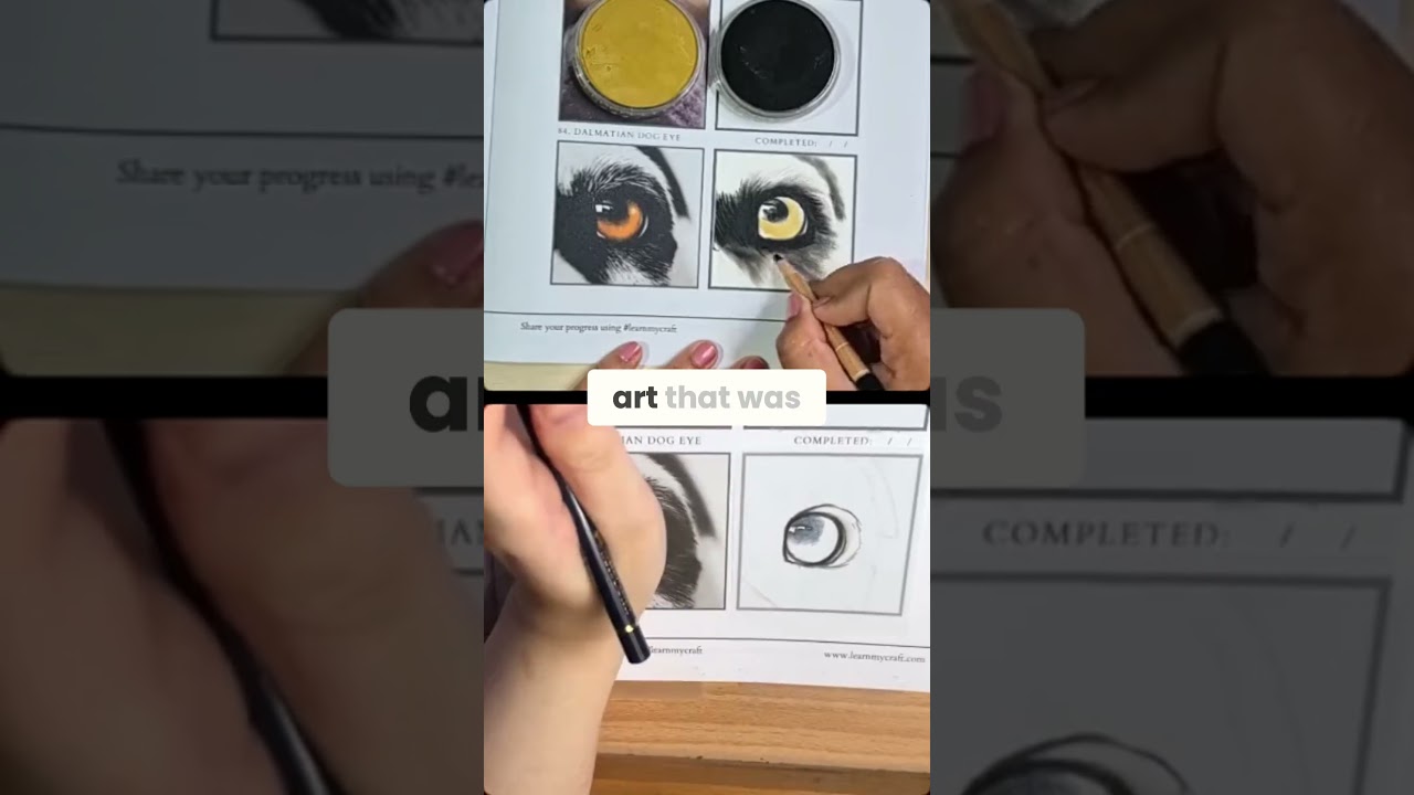 Artists draw from the Learn My Craft practice journal pet portrait edition and chat about art.