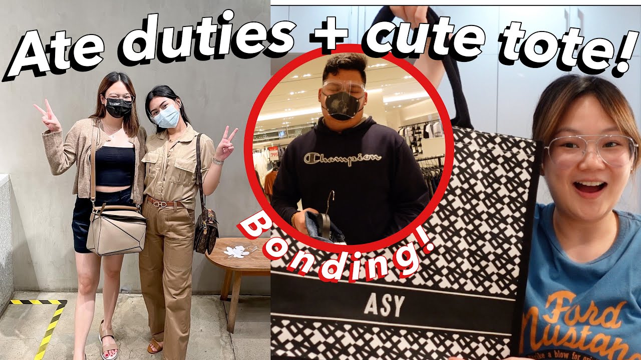 ATE DUTIES + CUTE TOTE BAG! | ASHLEY SANDRINE