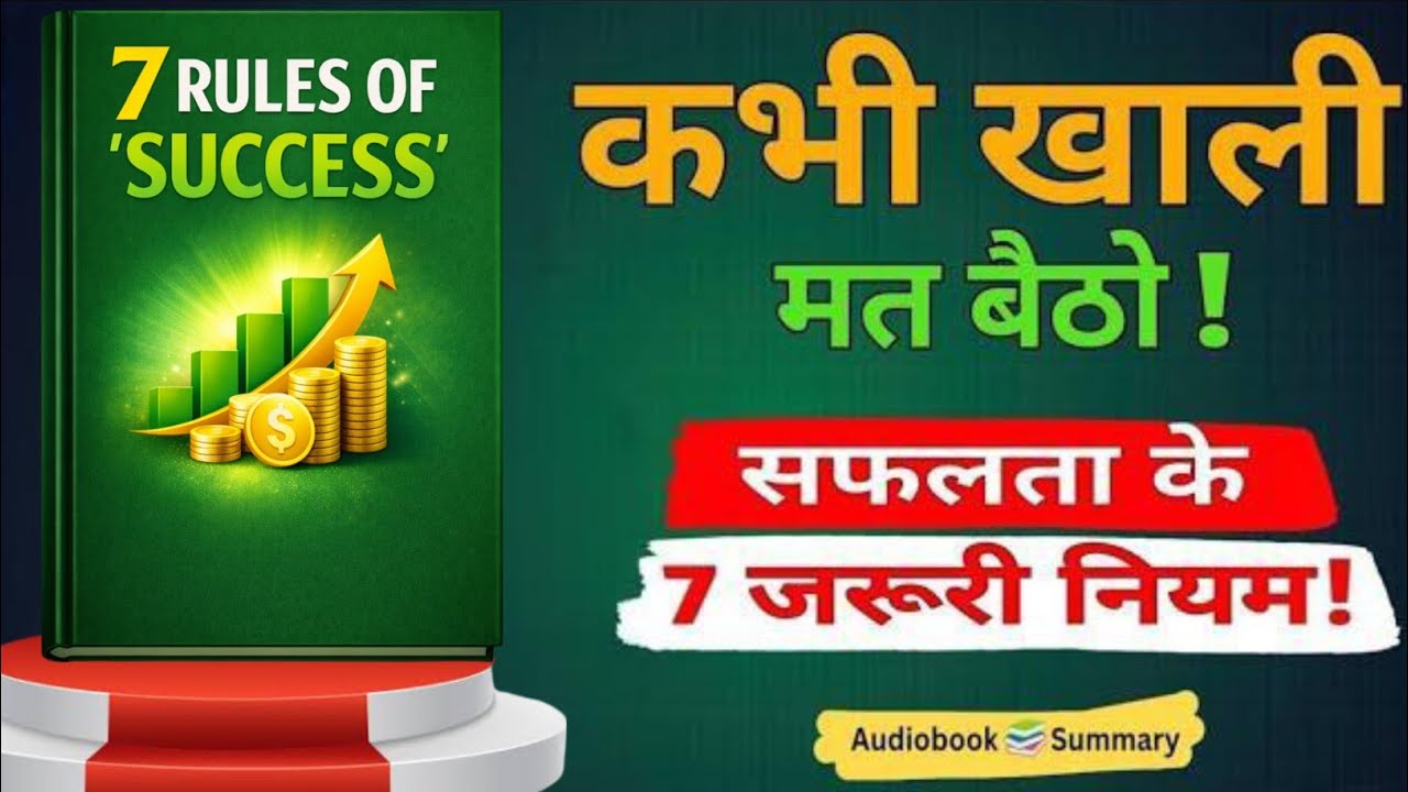 7 Rules of Success | Complete Book Summary in Hindi | Life-Changing Success Principles