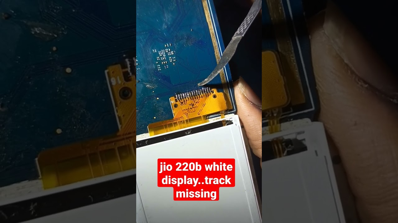 Jio 220b white display solution #jiophone #jio5g #jionetspeed