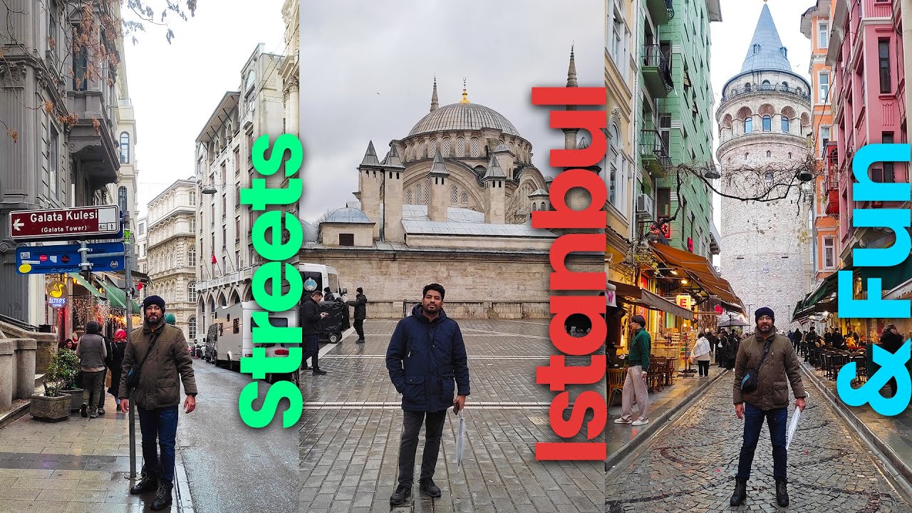 Istanbul Street Vlog with Pakistani Twist | Galata Tower & Bosphorus Ferry 🇹🇷