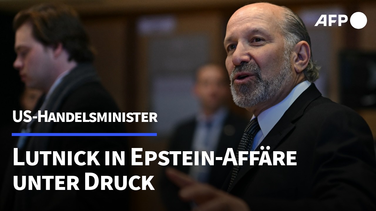 US-Handelsminister Lutnick war auf Epstein-Insel | AFP