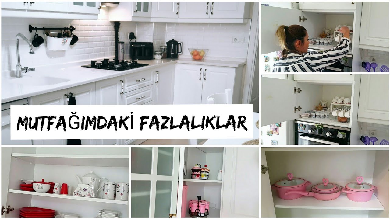 MUTFAK DOLABIMDAKİ FAZLALIKLARI ÇIKARDIM-TEMİZLİK-İRMİK HELVASI YAPTIM