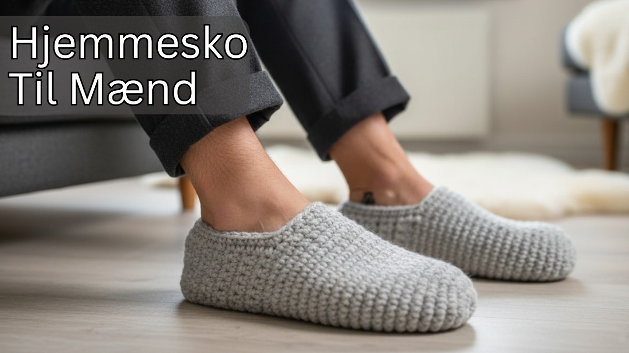 De Tager kun 1 TIME! - H&aelig;klede Hjemmesko til M&aelig;nd