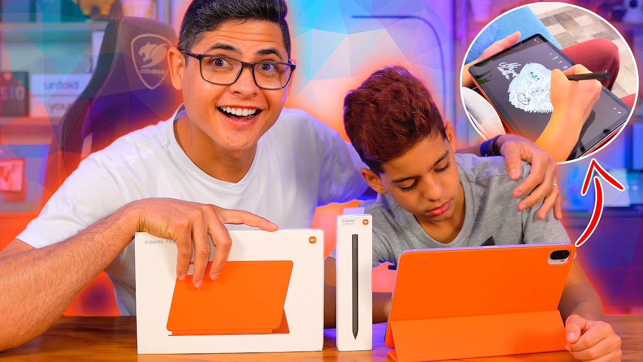 IMPORTEI a caneta STYLUS e a CASE para o Xiaomi Pad 5! Unboxing e Impressões