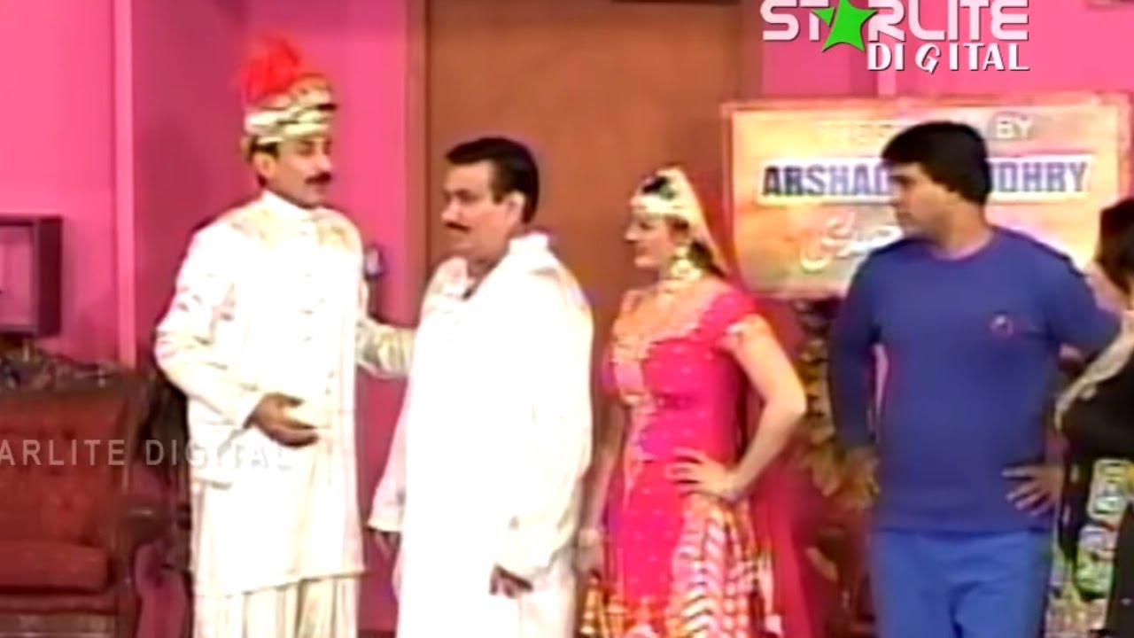 Nasir Chinyoti and Iftikhar Thakur With Agha Majid and Sajan Abbas Full Stage Drama