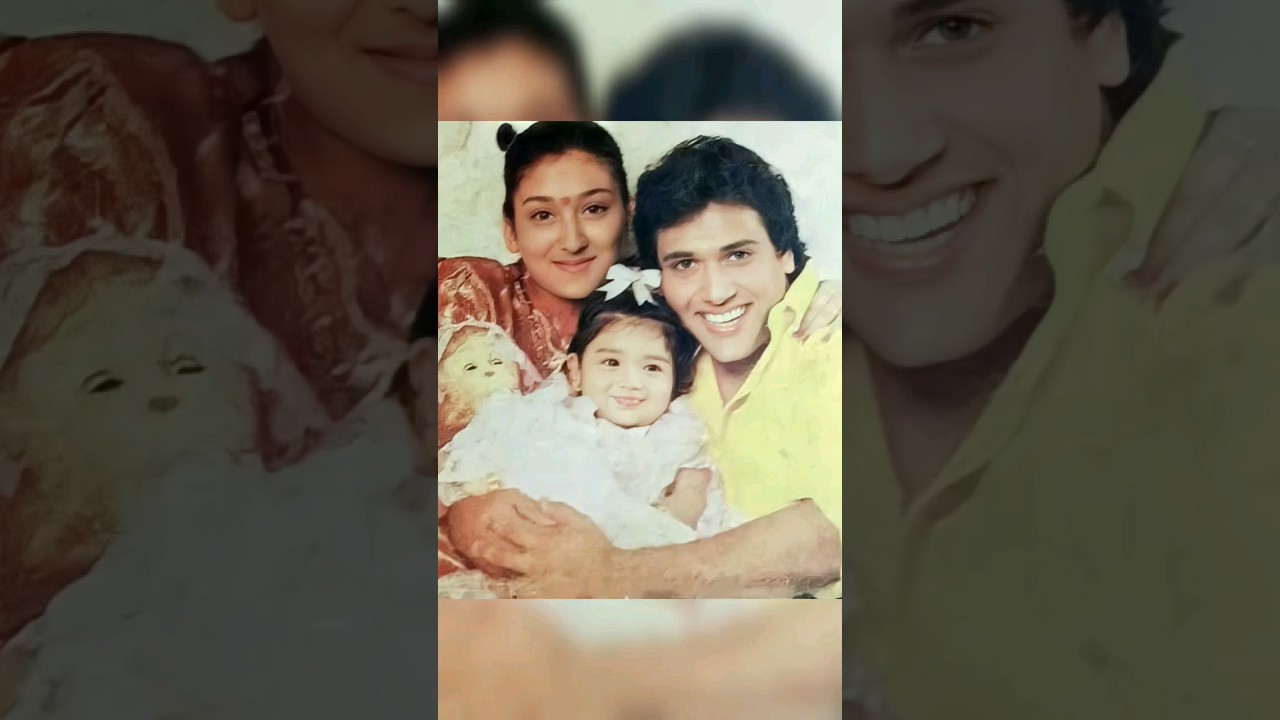 veteran actor govinda's family rare pictures #short #govinda