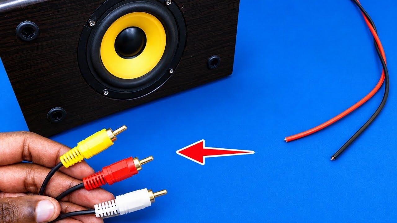Convert Old Speaker Wire to RCA | Speaker Wire to RCA Cable