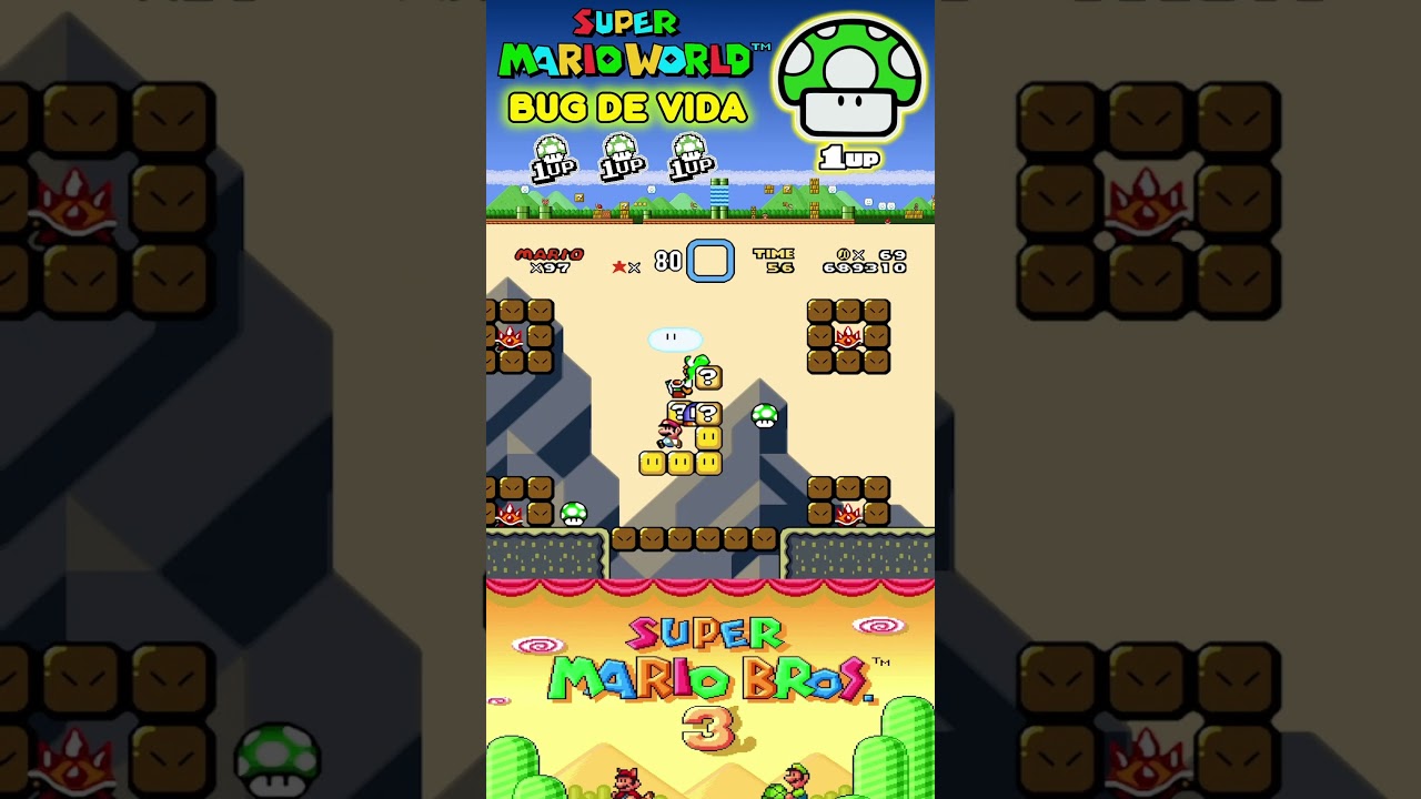 Super Mario World em Modo Fácil com Esse Bug 