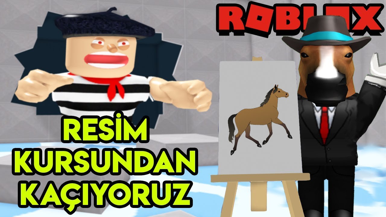 🎨 Resim Kursundan Kaçıyoruz 🎨 | Escape The Art Store Obby | Roblox Türkçe