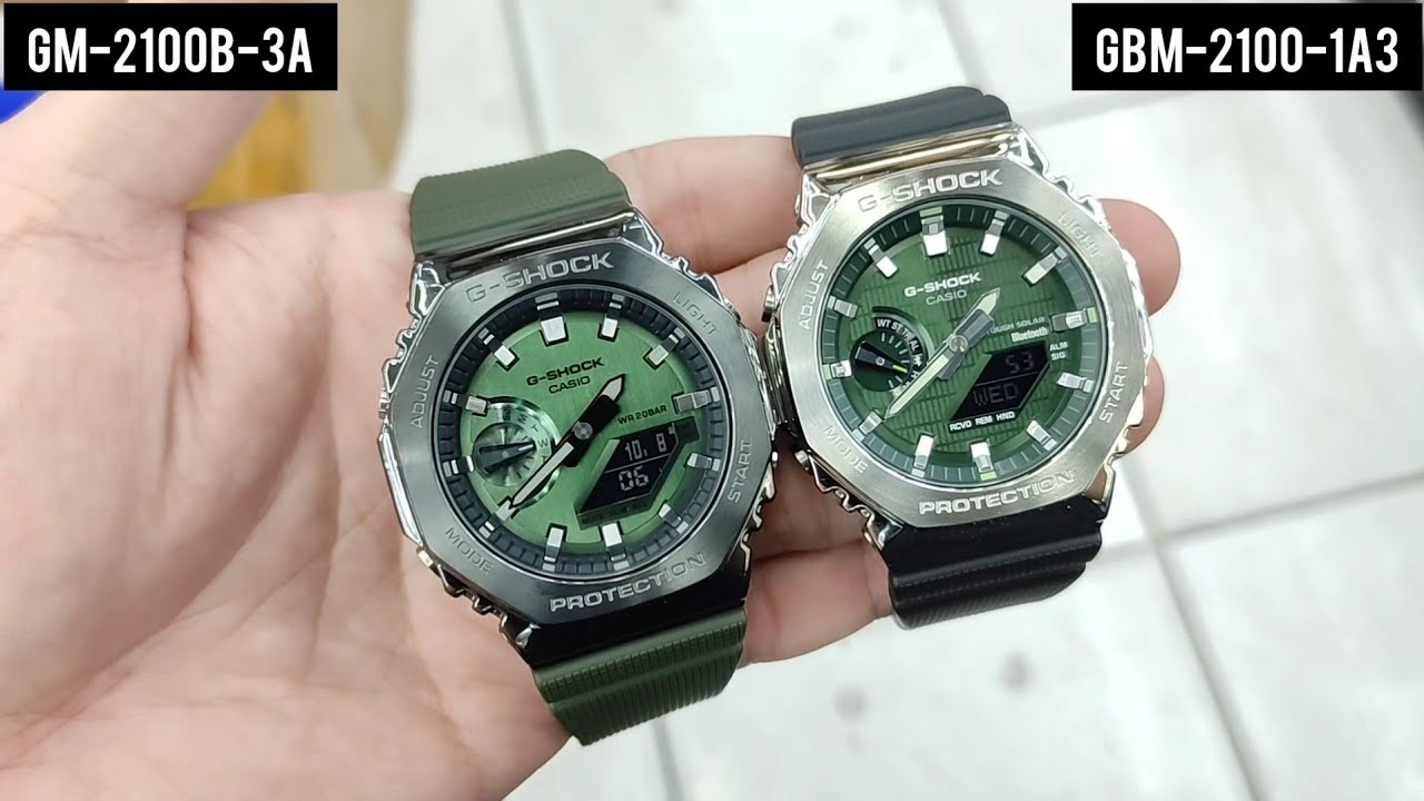 Casio G-Shock GM-2100B-3A vs Casio G-Shock GBM-2100-1A3
