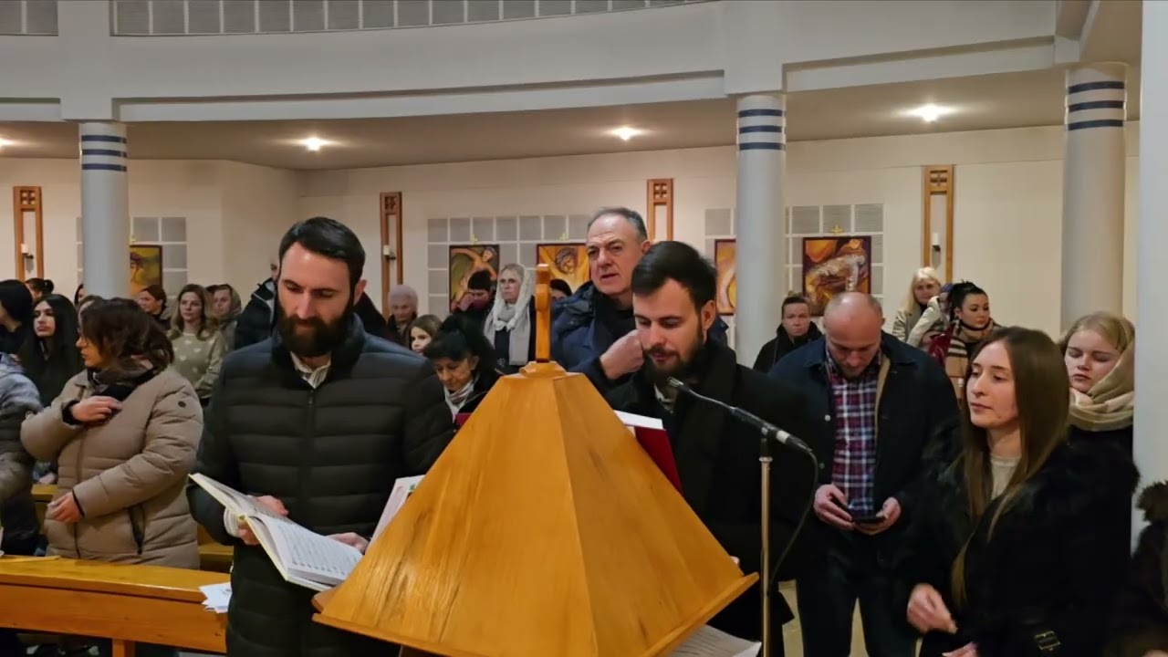Badnje Veče 2026, SPC Gmunden, Delovi večerenje službe