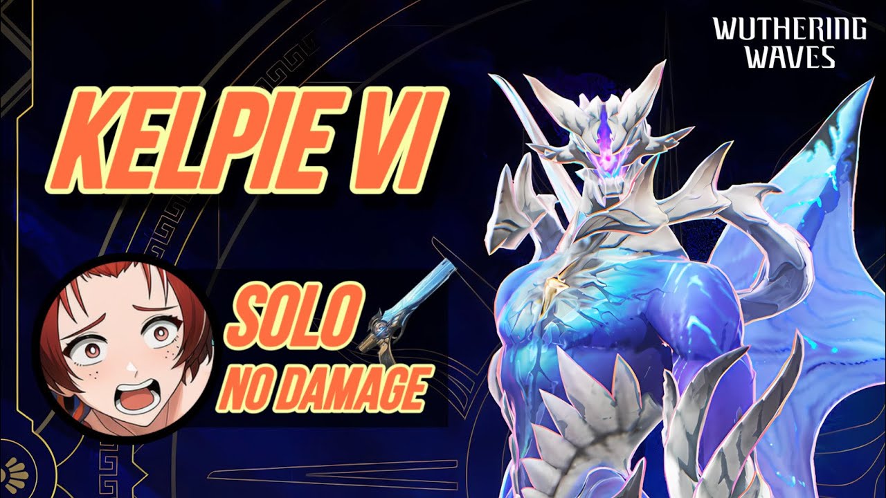 Hologram Kelpie Difficultly VI - Chixia Solo No Damage Hit | Wuthering Waves