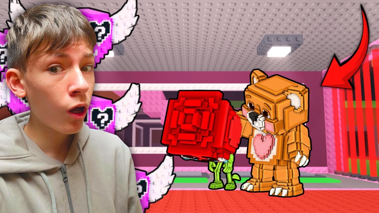 SCAMBIO E APRO I NUOVI LUCKY BLOCK DI SAN VALENTINO E TROVO…😱 *assurdo…* #roblox 