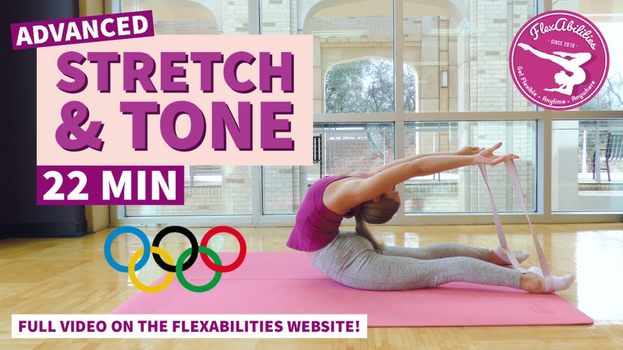 WARM UP & STRETCH like an Olympic Rhythmic Gymnast! | 22 MIN Routine | Advanced Levels