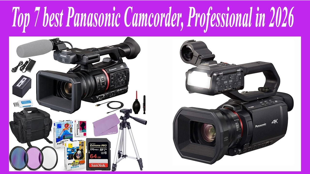 Top 7 best Panasonic Camcorder, Professional in 2026