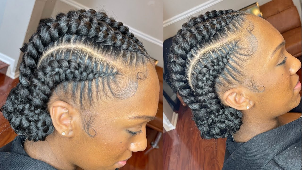 Как плести косы-бабочки | Wispy 4 Feed In Braids