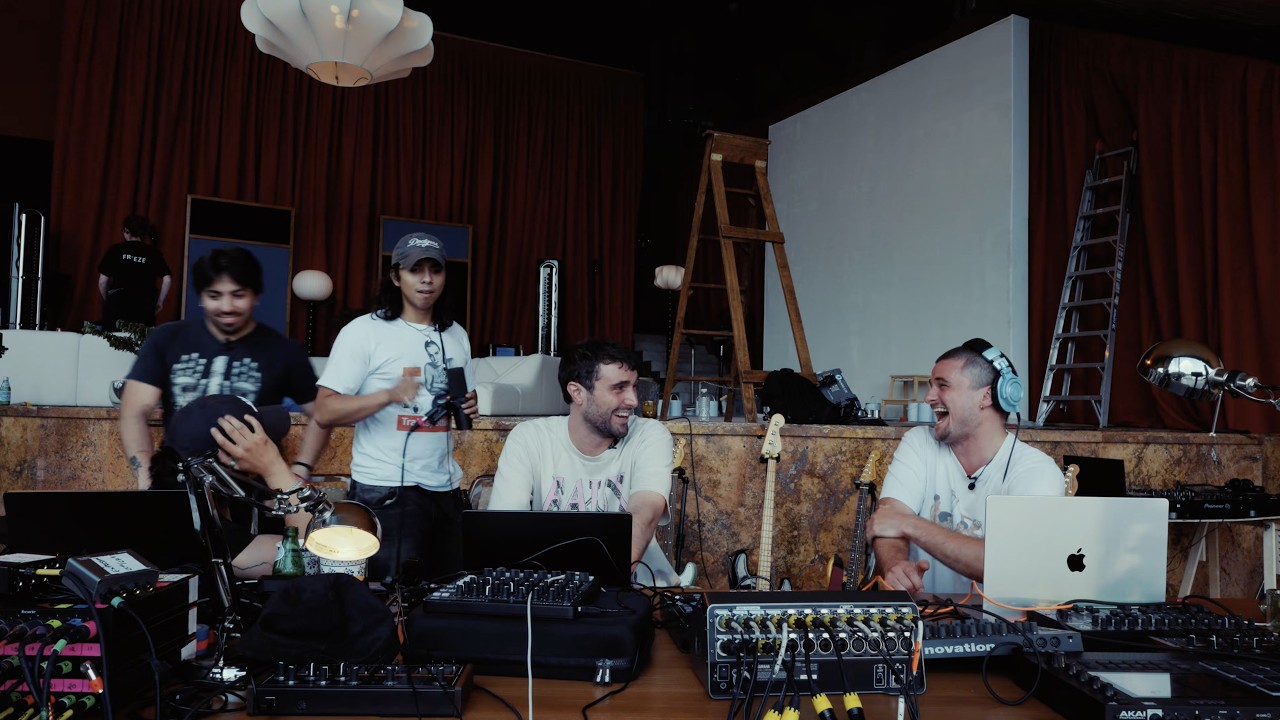making a mixtape with latin mafia and staying here until we finish it (hour 9)