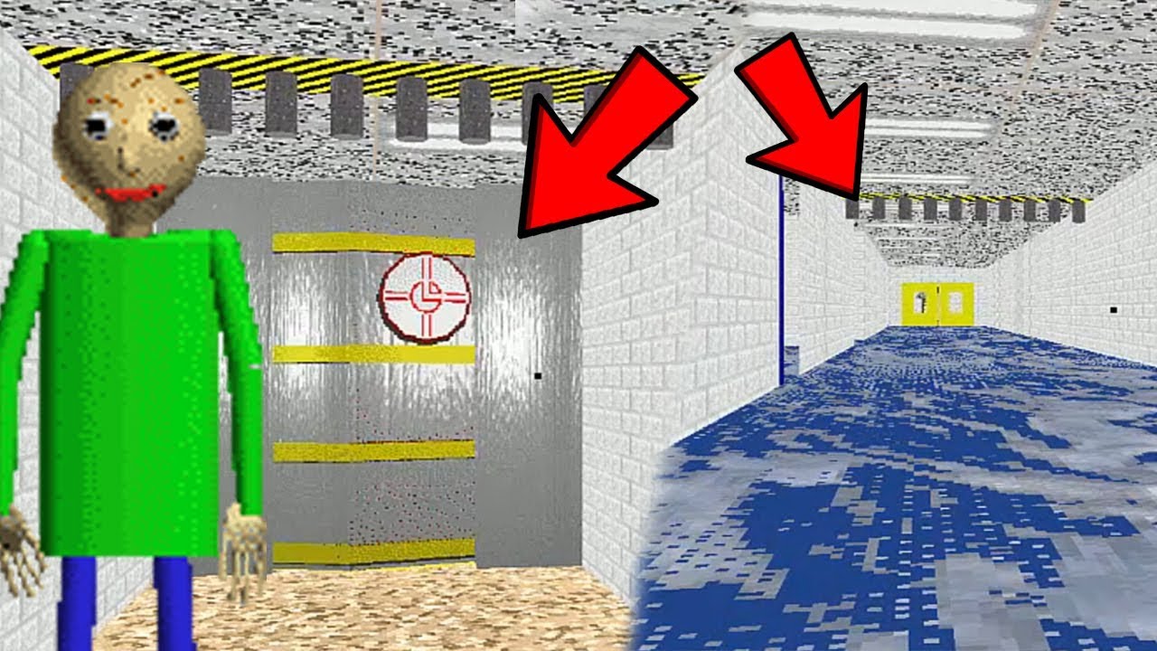 NOVA ATUALIZAÇÃO ÉPICA! - UM ELEVADOR E A ESCOLA FOI INUNDADA! - Baldi's Basics In Education