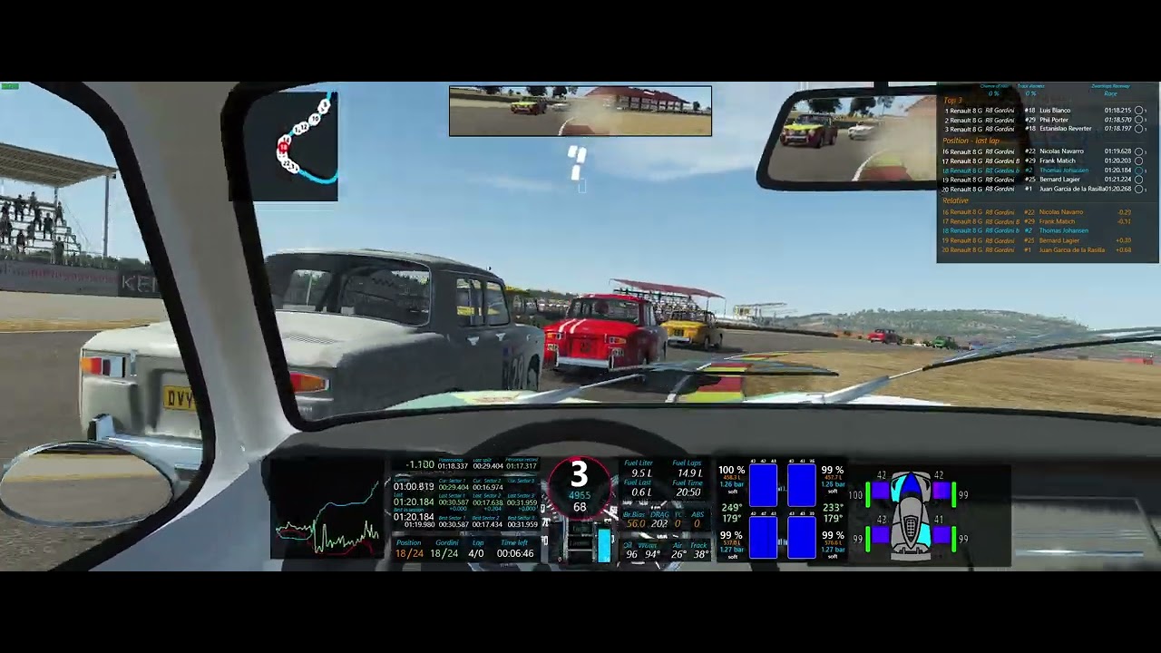 rFactor 2 - R8 Gordini @ Zwartkops Raceway - 12min race with AI