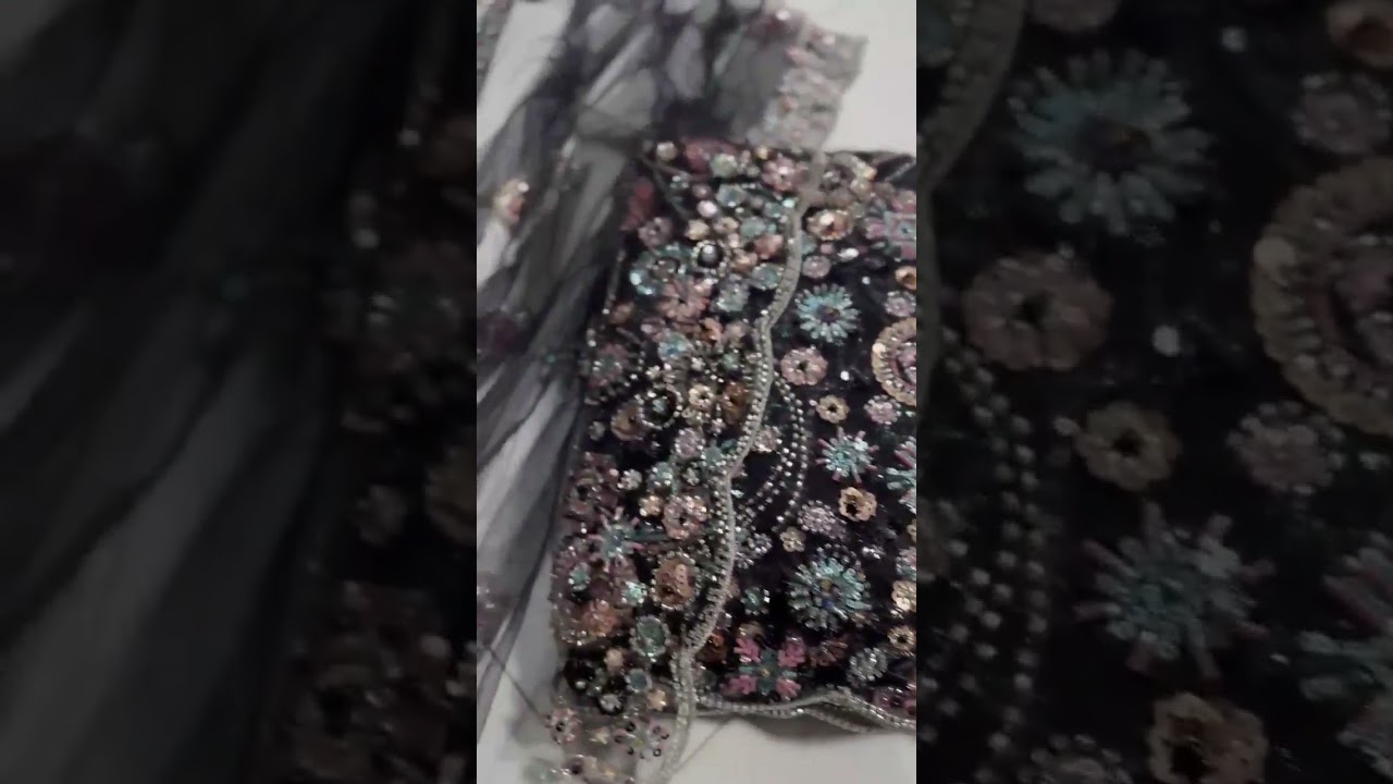 beautiful Cutdana net dress available