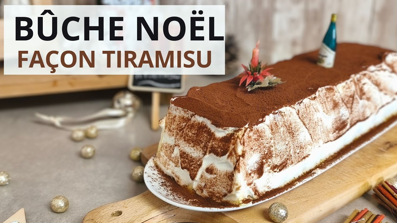 Ma bûche de Noël Tiramisu : Ce dessert bluffe tout le monde à Noël