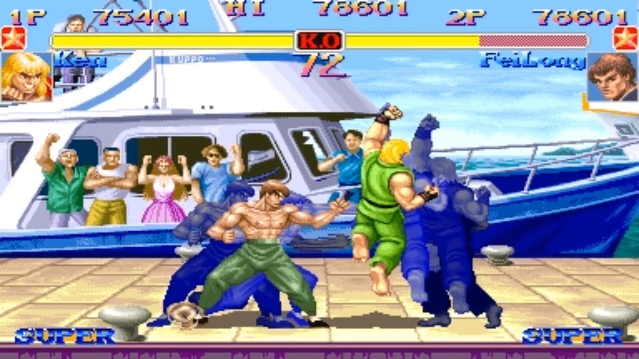 [TAS] ST Ken VS ST Fei Long (Hyper Street Fighter 2)