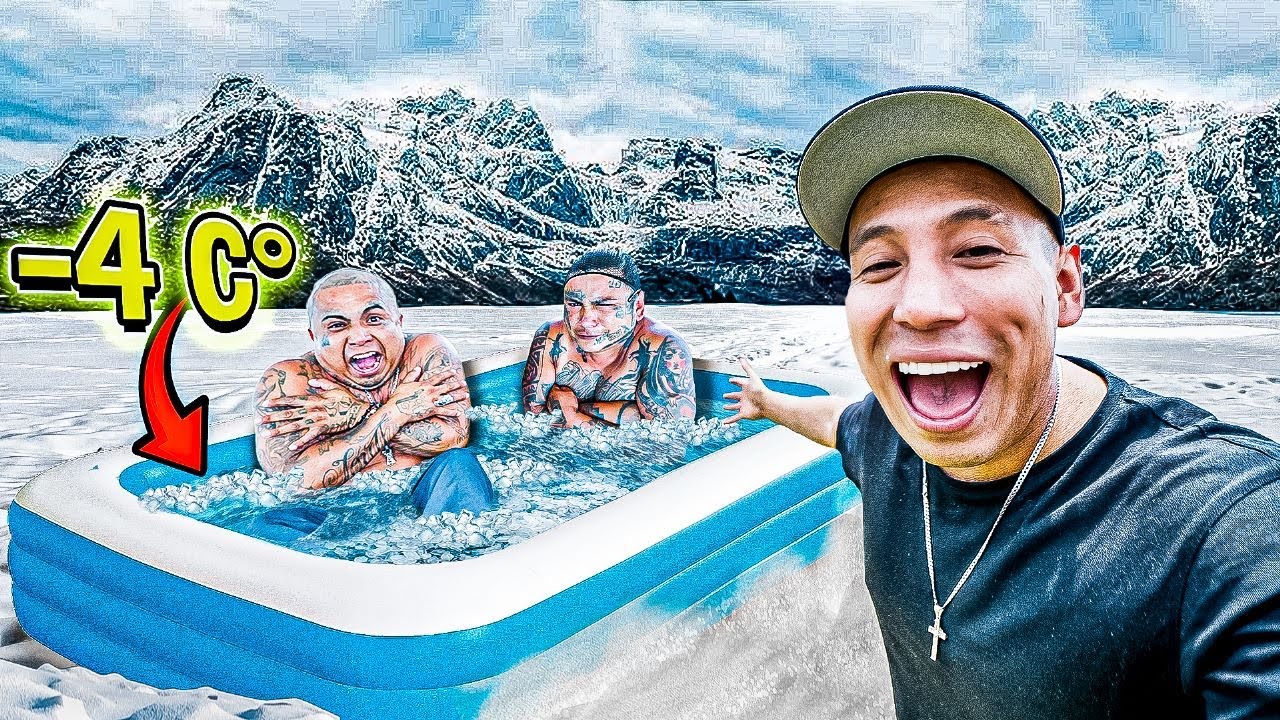 El Último en Salir de la Alberca con Hielos Gana $10,000!!