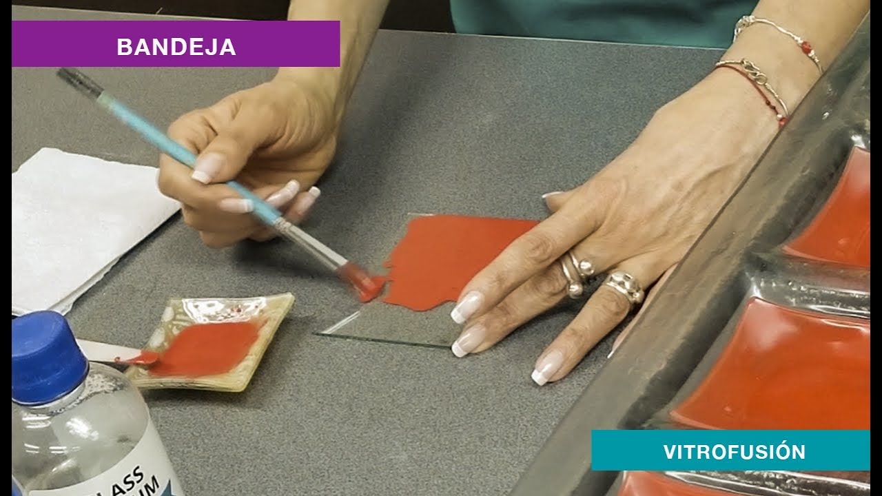 VITROFUSI&Oacute;N - T&Eacute;CNICA B&Aacute;SICA DE COLOR Y FORMA - Bandeja para picaditas