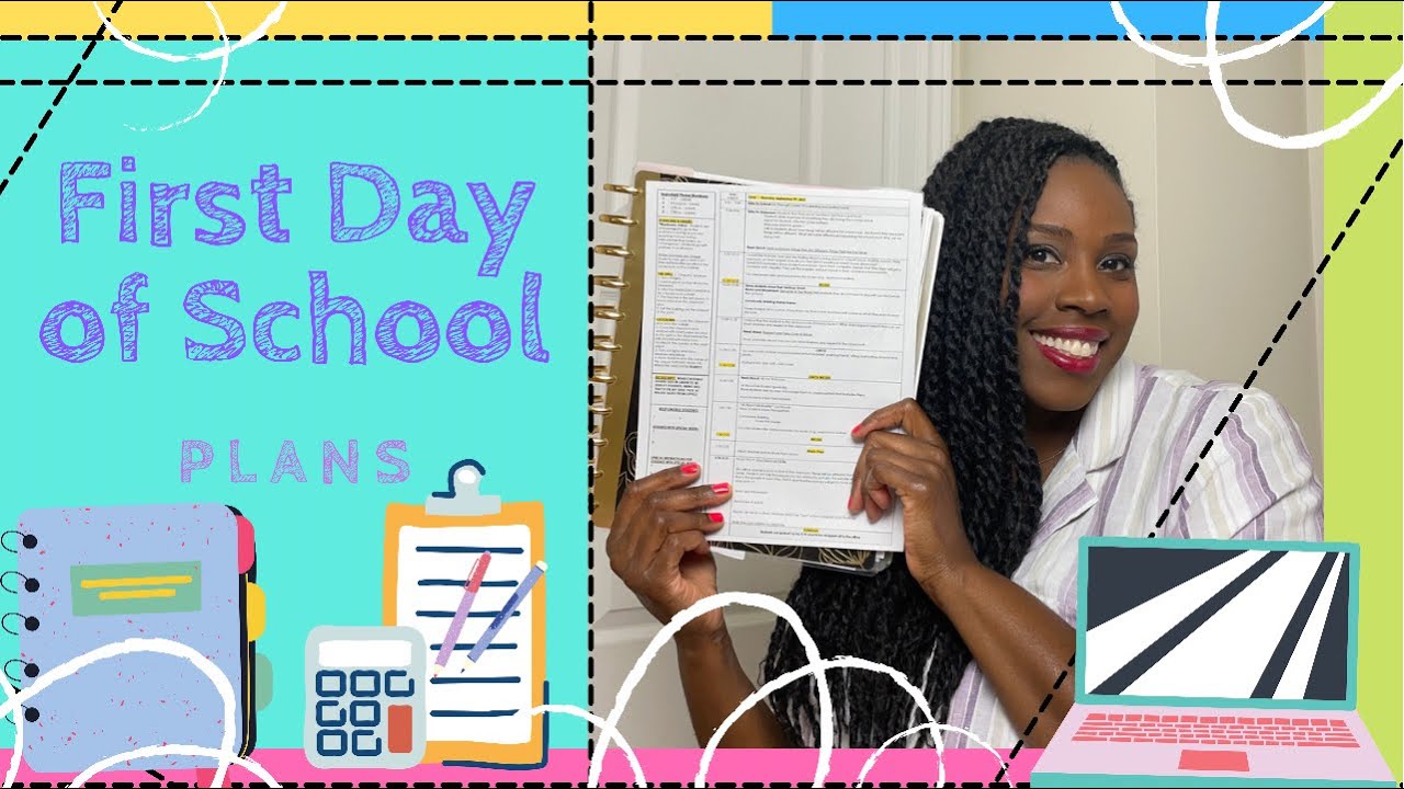 1st Day of School Plans | Grade 1