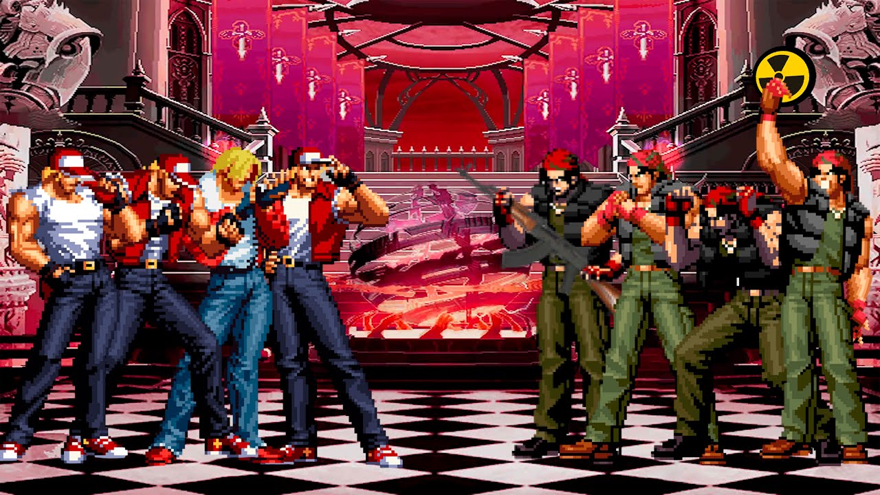 [KOF Mugen] Terry Bogard Team vs Ralf Jones Team