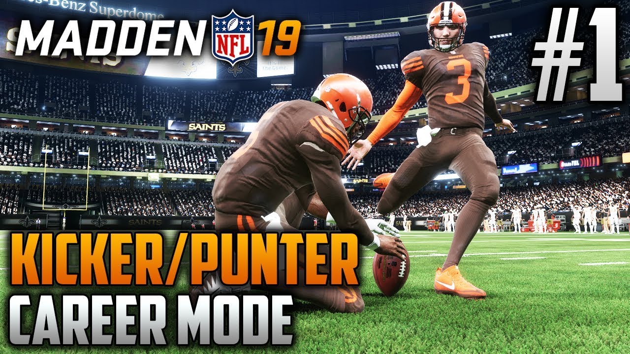 Madden 19 Career Mode | Kicker & Punter Career | EP1 | THE KICK IS UP...