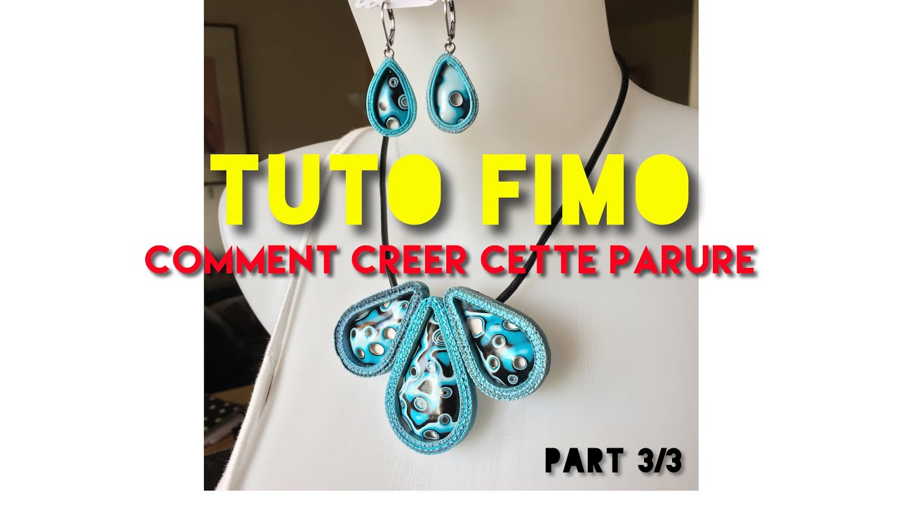 Tuto Bijou Fimo : Parure Lydia 3/3