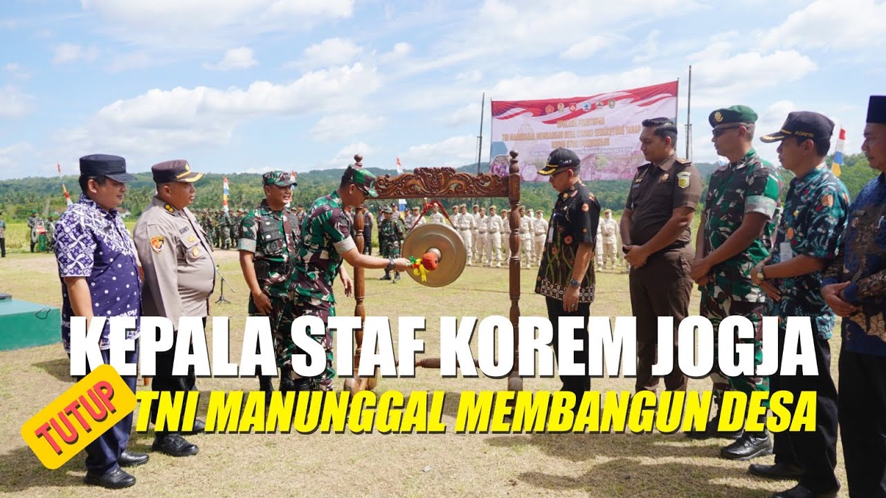 PENUTUPAN TMMD SENGKUYUNG DESA SAMPING//KODIM PURWOREJO