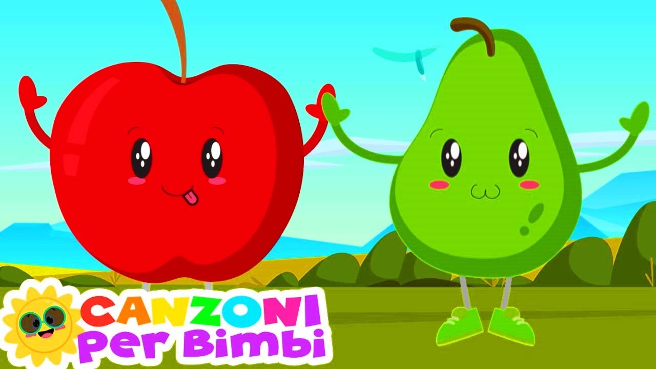 CANZONI PER BIMBI ♫ Impara i colori: Rosso, Blu, Verde, Bianco, Grigio, Nero, Marrone, Viola, Rosa