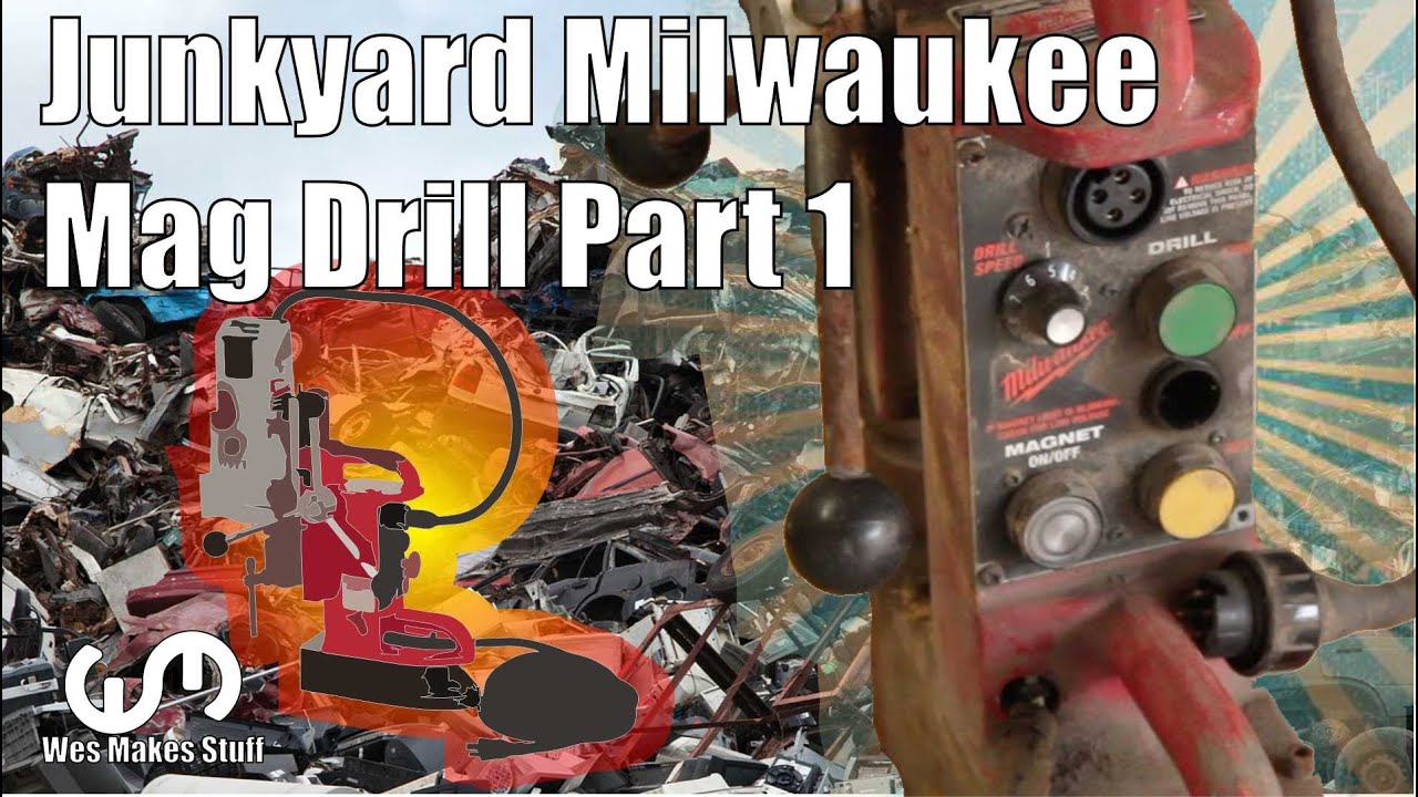 MILWAUKEE TOOLS MAGNETIC DRILL PRESS 4202 REPAIR PART 1
